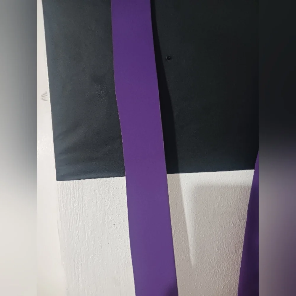 SHEIN Women Purple Belted Trouser Pant